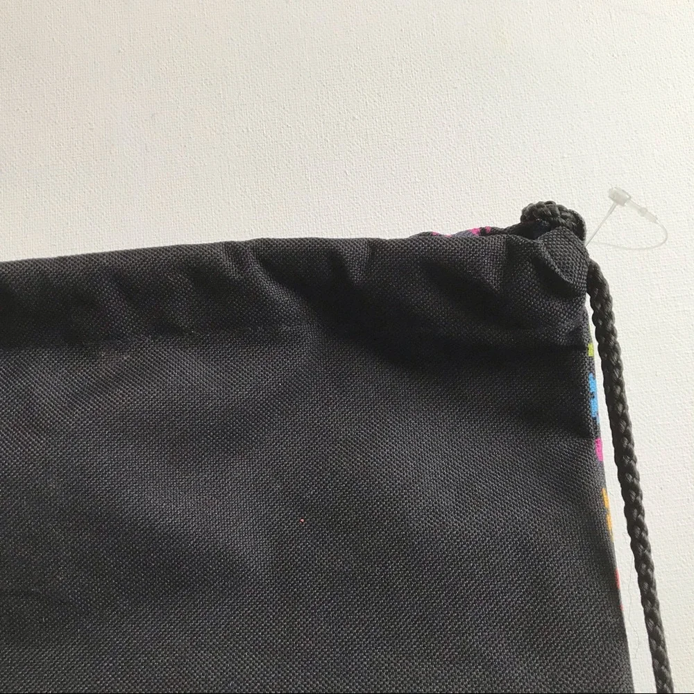 Colorful Space Invaders Drawstring Bag - Picture 3 of 4